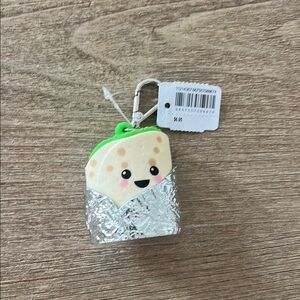 Cute Bath and Body Works Burrito hand sanitizer Holder Keychain